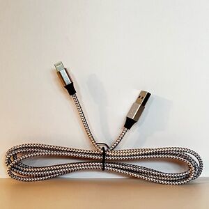 Braided USB-A to Lightning Charging Cable